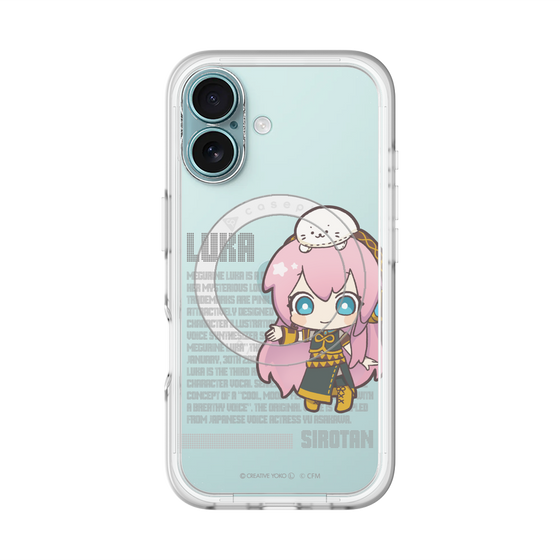 スリムプロテクションプレミアムケース with MagSafe［ しろたん×初音ミク - 巡音ルカ - デジタルコード ］