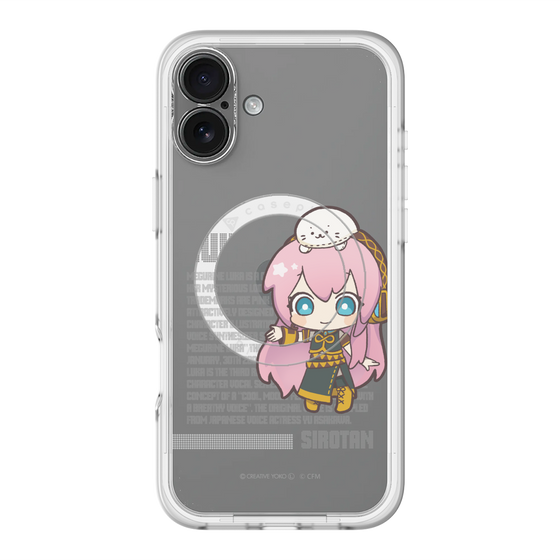 スリムプロテクションプレミアムケース with MagSafe［ しろたん×初音ミク - 巡音ルカ - デジタルコード ］