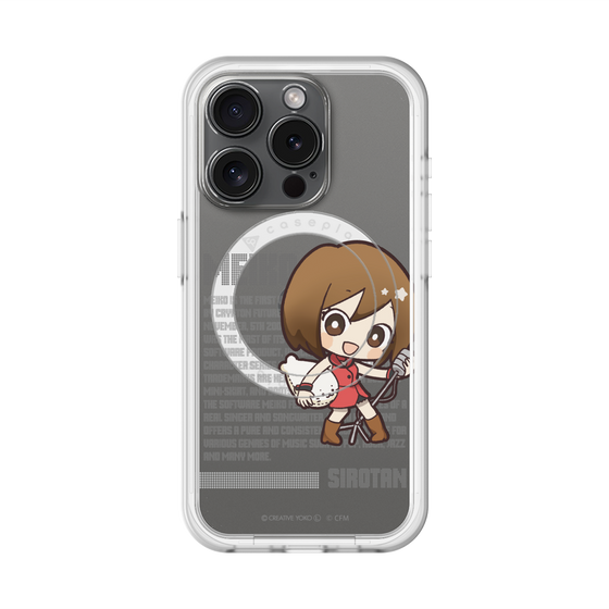 スリムプロテクションプレミアムケース with MagSafe［ しろたん×初音ミク - MEIKO - デジタルコード ］