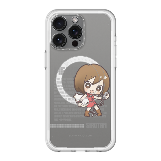 スリムプロテクションプレミアムケース with MagSafe［ しろたん×初音ミク - MEIKO - デジタルコード ］
