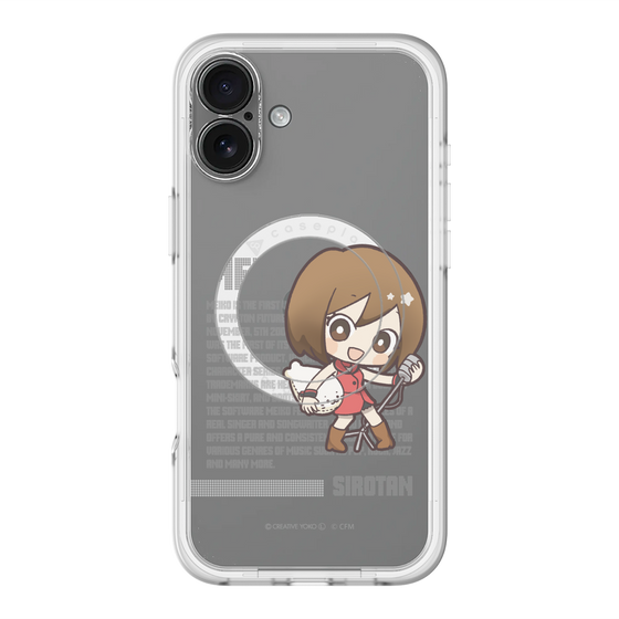 スリムプロテクションプレミアムケース with MagSafe［ しろたん×初音ミク - MEIKO - デジタルコード ］