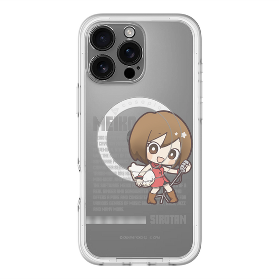 スリムプロテクションプレミアムケース with MagSafe［ しろたん×初音ミク - MEIKO - デジタルコード ］