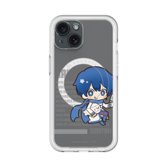 スリムプロテクションプレミアムケース with MagSafe［ しろたん×初音ミク - KAITO - デジタルコード ］