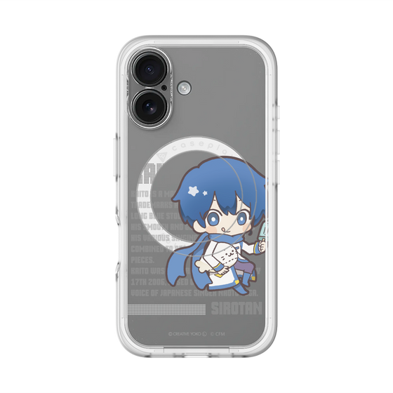 スリムプロテクションプレミアムケース with MagSafe［ しろたん×初音ミク - KAITO - デジタルコード ］