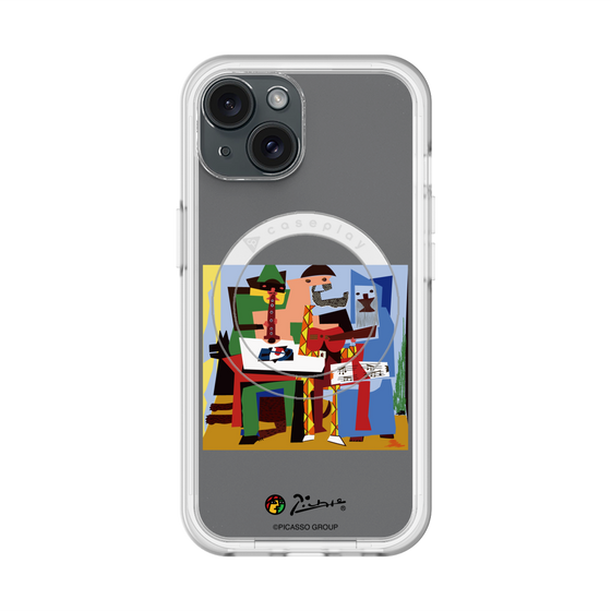 スリムプロテクションプレミアムケース with MagSafe［ PICASSO - Three Musicians ］