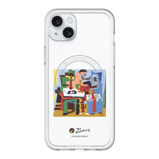 スリムプロテクションプレミアムケース with MagSafe［ PICASSO - Three Musicians ］