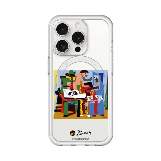スリムプロテクションプレミアムケース with MagSafe［ PICASSO - Three Musicians ］