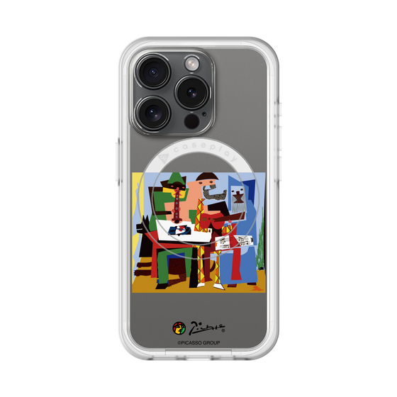 スリムプロテクションプレミアムケース with MagSafe［ PICASSO - Three Musicians ］