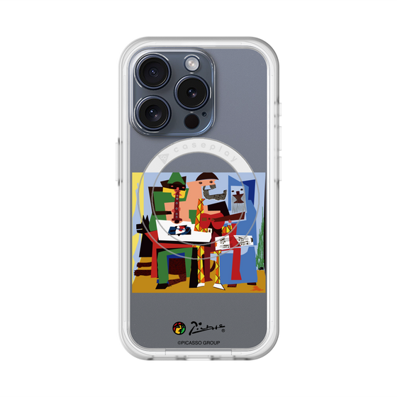 スリムプロテクションプレミアムケース with MagSafe［ PICASSO - Three Musicians ］