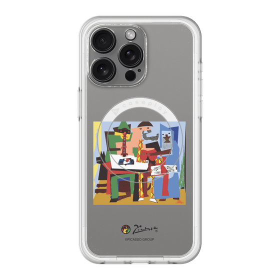 スリムプロテクションプレミアムケース with MagSafe［ PICASSO - Three Musicians ］