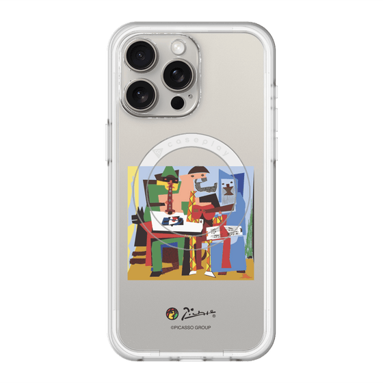スリムプロテクションプレミアムケース with MagSafe［ PICASSO - Three Musicians ］