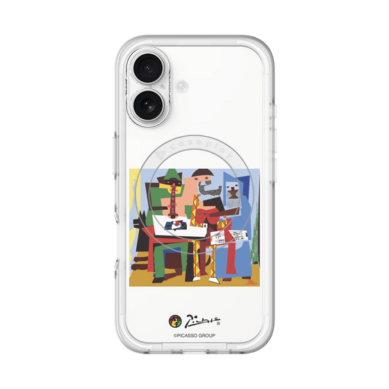 スリムプロテクションプレミアムケース with MagSafe［ PICASSO - Three Musicians ］
