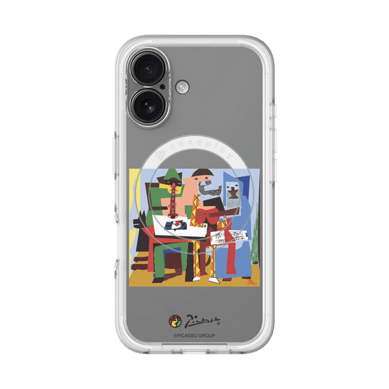 スリムプロテクションプレミアムケース with MagSafe［ PICASSO - Three Musicians ］