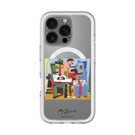 スリムプロテクションプレミアムケース with MagSafe［ PICASSO - Three Musicians ］