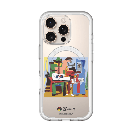 スリムプロテクションプレミアムケース with MagSafe［ PICASSO - Three Musicians ］