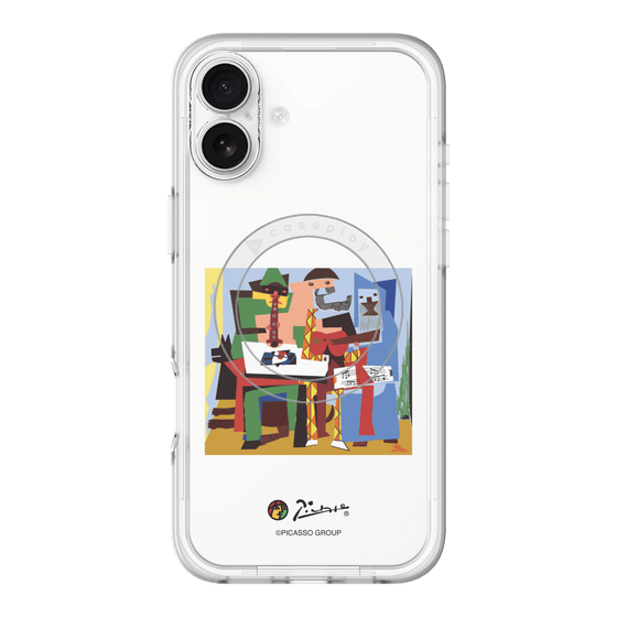 スリムプロテクションプレミアムケース with MagSafe［ PICASSO - Three Musicians ］