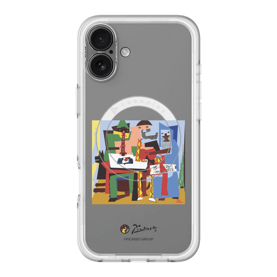 スリムプロテクションプレミアムケース with MagSafe［ PICASSO - Three Musicians ］