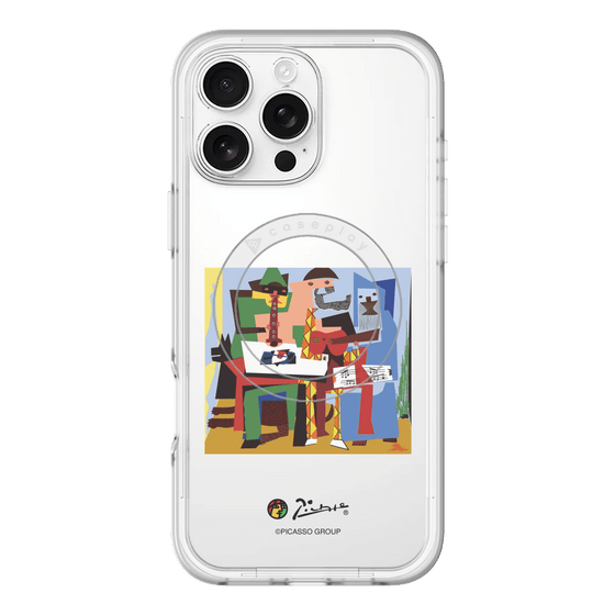 スリムプロテクションプレミアムケース with MagSafe［ PICASSO - Three Musicians ］