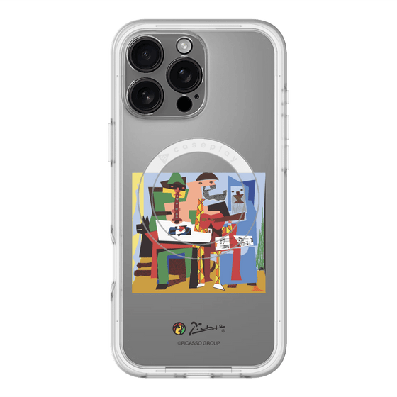 スリムプロテクションプレミアムケース with MagSafe［ PICASSO - Three Musicians ］