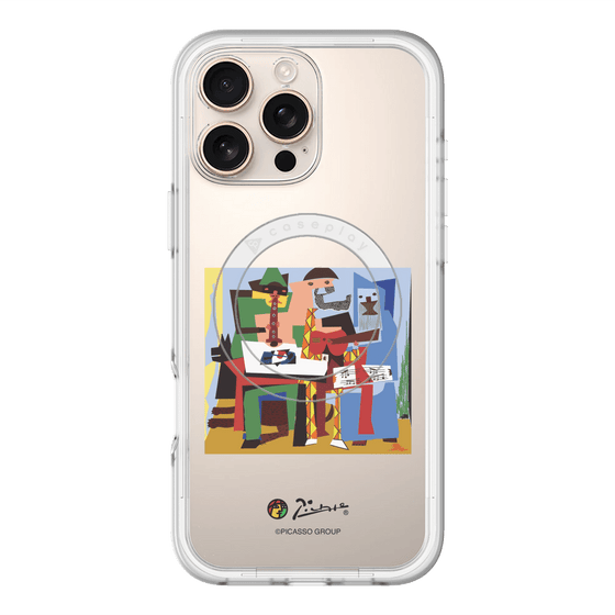 スリムプロテクションプレミアムケース with MagSafe［ PICASSO - Three Musicians ］