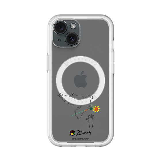 スリムプロテクションプレミアムケース with MagSafe［ PICASSO - Dove of Peace ］