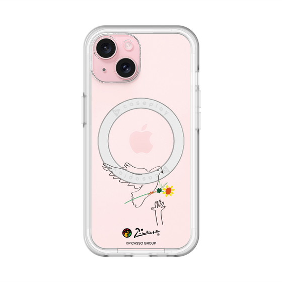 スリムプロテクションプレミアムケース with MagSafe［ PICASSO - Dove of Peace ］