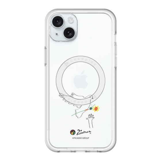 スリムプロテクションプレミアムケース with MagSafe［ PICASSO - Dove of Peace ］