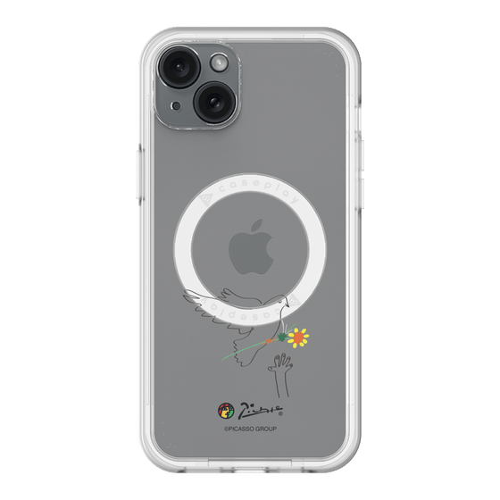 スリムプロテクションプレミアムケース with MagSafe［ PICASSO - Dove of Peace ］