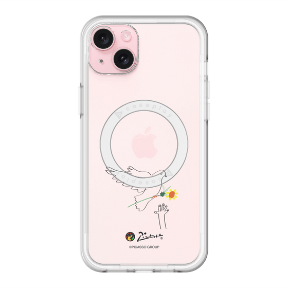 スリムプロテクションプレミアムケース with MagSafe［ PICASSO - Dove of Peace ］
