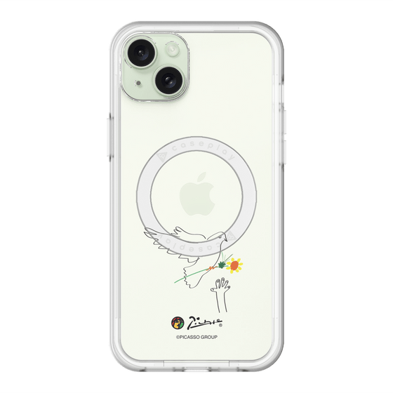スリムプロテクションプレミアムケース with MagSafe［ PICASSO - Dove of Peace ］