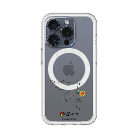 スリムプロテクションプレミアムケース with MagSafe［ PICASSO - Dove of Peace ］