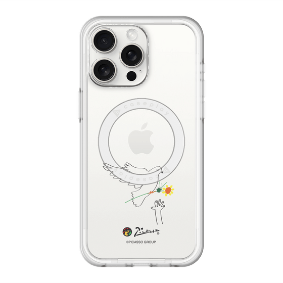 スリムプロテクションプレミアムケース with MagSafe［ PICASSO - Dove of Peace ］