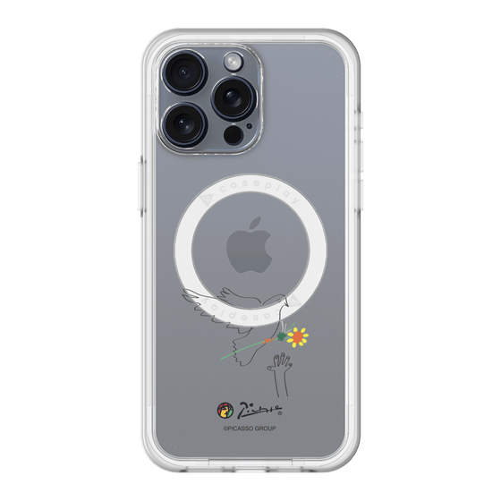 スリムプロテクションプレミアムケース with MagSafe［ PICASSO - Dove of Peace ］