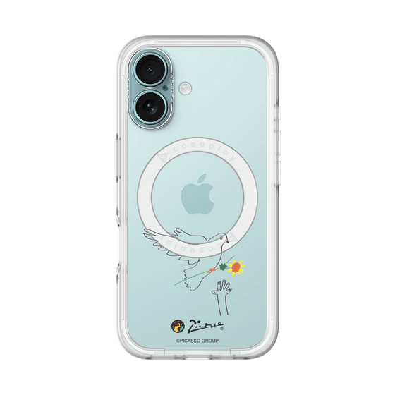 スリムプロテクションプレミアムケース with MagSafe［ PICASSO - Dove of Peace ］