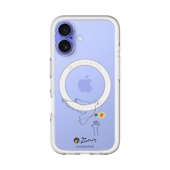 スリムプロテクションプレミアムケース with MagSafe［ PICASSO - Dove of Peace ］