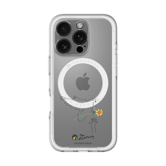 スリムプロテクションプレミアムケース with MagSafe［ PICASSO - Dove of Peace ］
