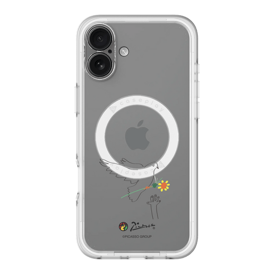 スリムプロテクションプレミアムケース with MagSafe［ PICASSO - Dove of Peace ］