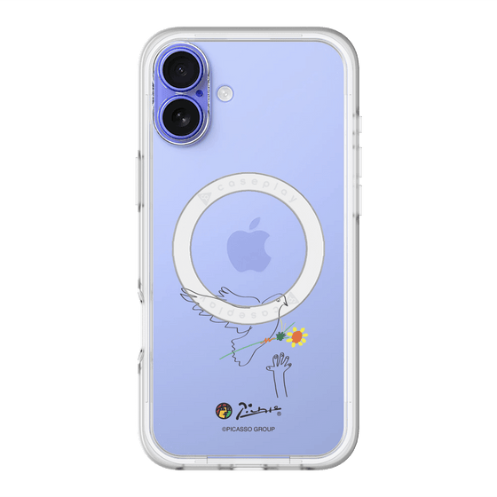 スリムプロテクションプレミアムケース with MagSafe［ PICASSO - Dove of Peace ］