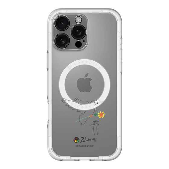スリムプロテクションプレミアムケース with MagSafe［ PICASSO - Dove of Peace ］