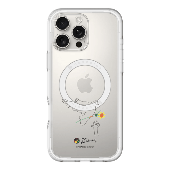 スリムプロテクションプレミアムケース with MagSafe［ PICASSO - Dove of Peace ］