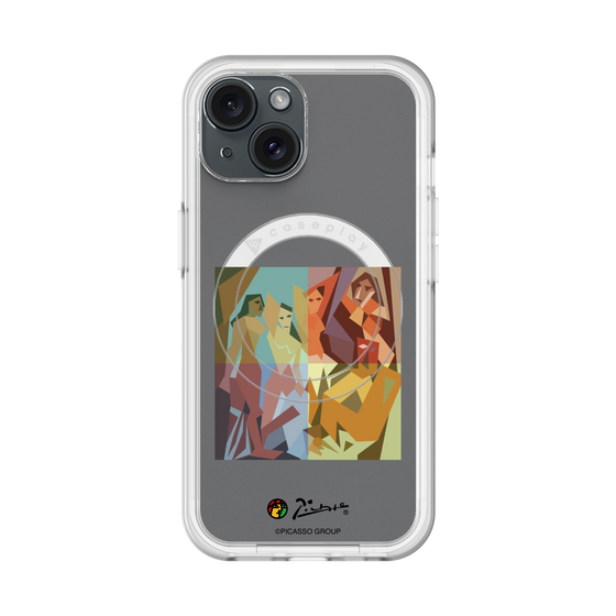 スリムプロテクションプレミアムケース with MagSafe［ PICASSO - Les Demoiselles d'Avignon ］