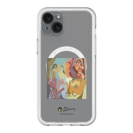 スリムプロテクションプレミアムケース with MagSafe［ PICASSO - Les Demoiselles d'Avignon ］