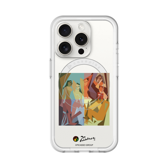 スリムプロテクションプレミアムケース with MagSafe［ PICASSO - Les Demoiselles d'Avignon ］