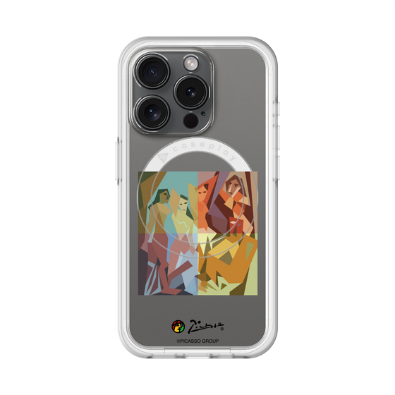スリムプロテクションプレミアムケース with MagSafe［ PICASSO - Les Demoiselles d'Avignon ］