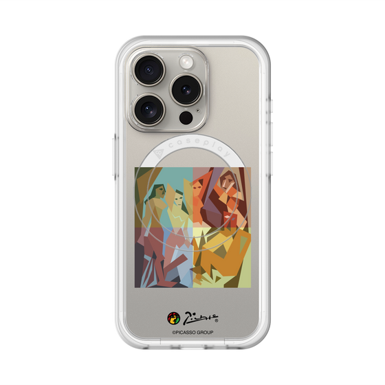 スリムプロテクションプレミアムケース with MagSafe［ PICASSO - Les Demoiselles d'Avignon ］