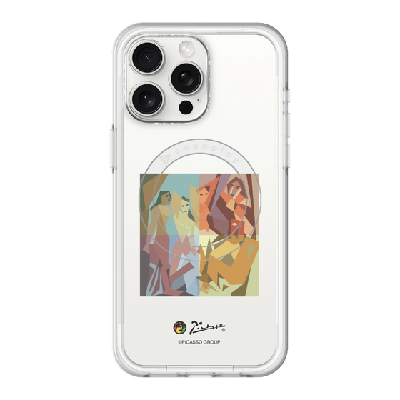 スリムプロテクションプレミアムケース with MagSafe［ PICASSO - Les Demoiselles d'Avignon ］