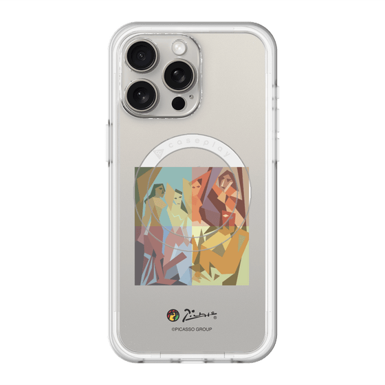スリムプロテクションプレミアムケース with MagSafe［ PICASSO - Les Demoiselles d'Avignon ］