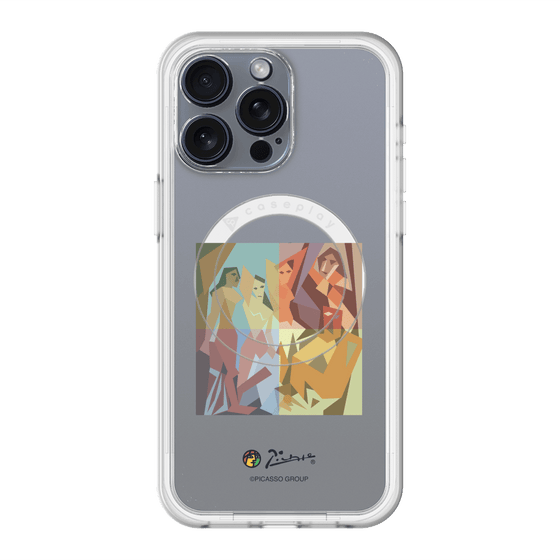 スリムプロテクションプレミアムケース with MagSafe［ PICASSO - Les Demoiselles d'Avignon ］
