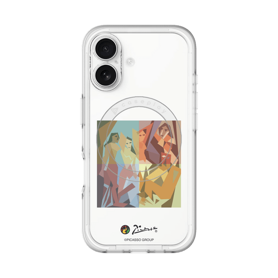 スリムプロテクションプレミアムケース with MagSafe［ PICASSO - Les Demoiselles d'Avignon ］