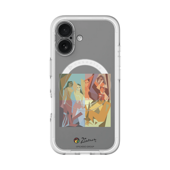 スリムプロテクションプレミアムケース with MagSafe［ PICASSO - Les Demoiselles d'Avignon ］